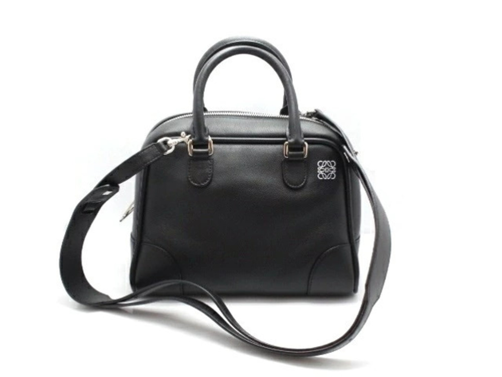 Loewe Amazona Handbag Calfskin Black